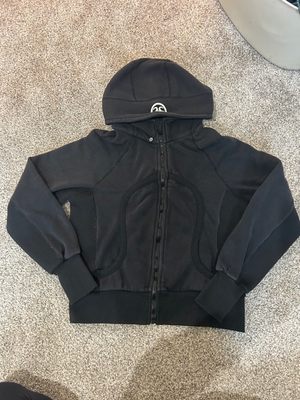 lululemon athletica Black Full-Zip Hooded Sweatshirt